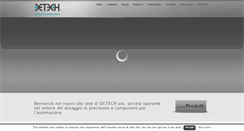 Desktop Screenshot of detech-snc.it