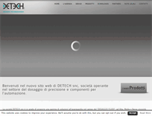 Tablet Screenshot of detech-snc.it